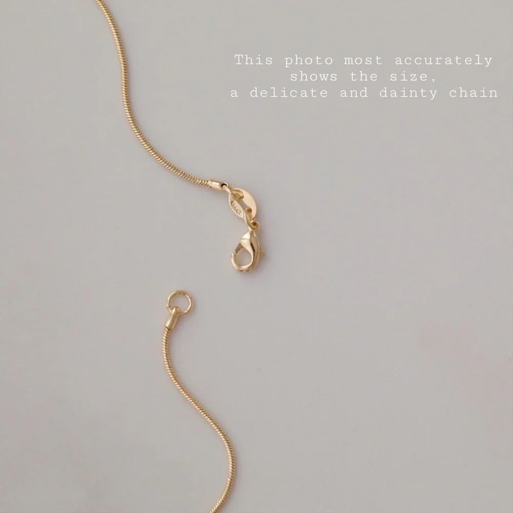 Thin Snake Chain | 18k Gold Filled - Picture 5 of 13